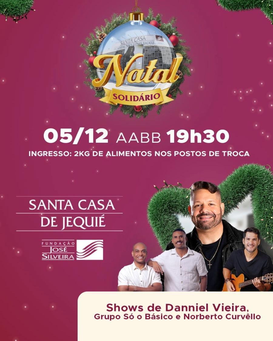 Santa Casa de Jequié promove Natal Solidário em benefício das famílias assistidas pela instituição