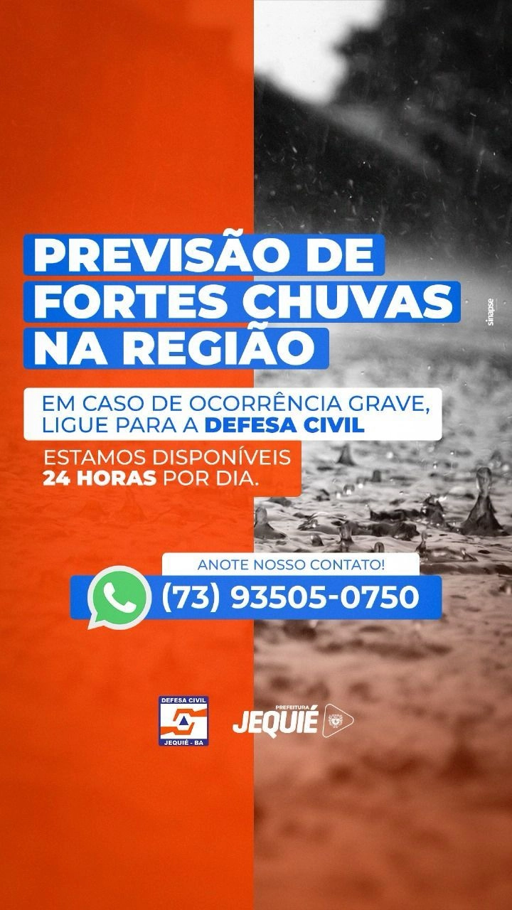 INMET eleva para Alerta Vermelho em Jequié