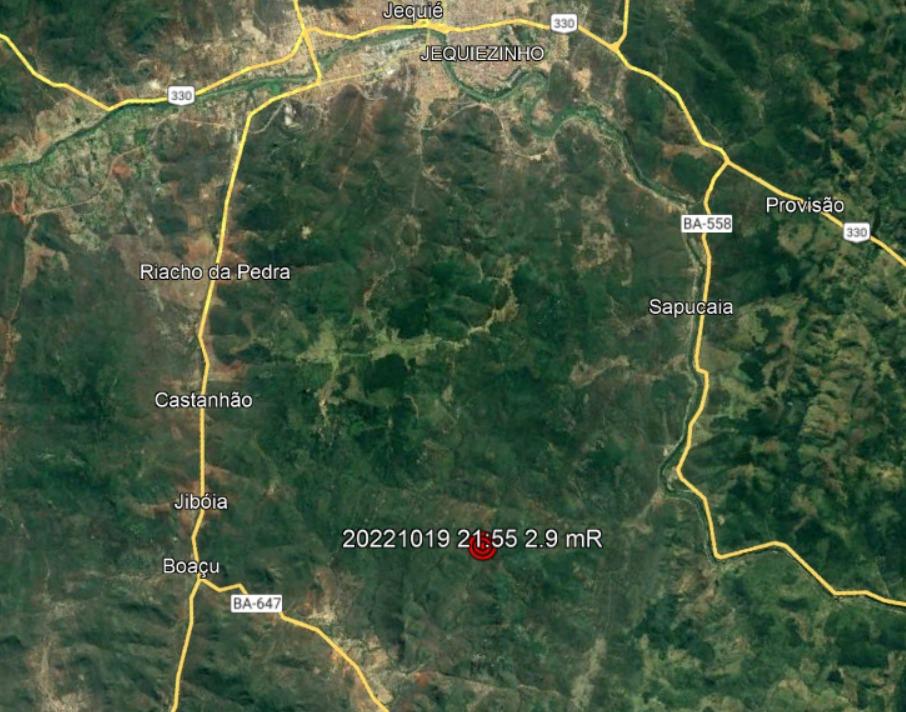 Tremor de terra é registrado no município de Jequié