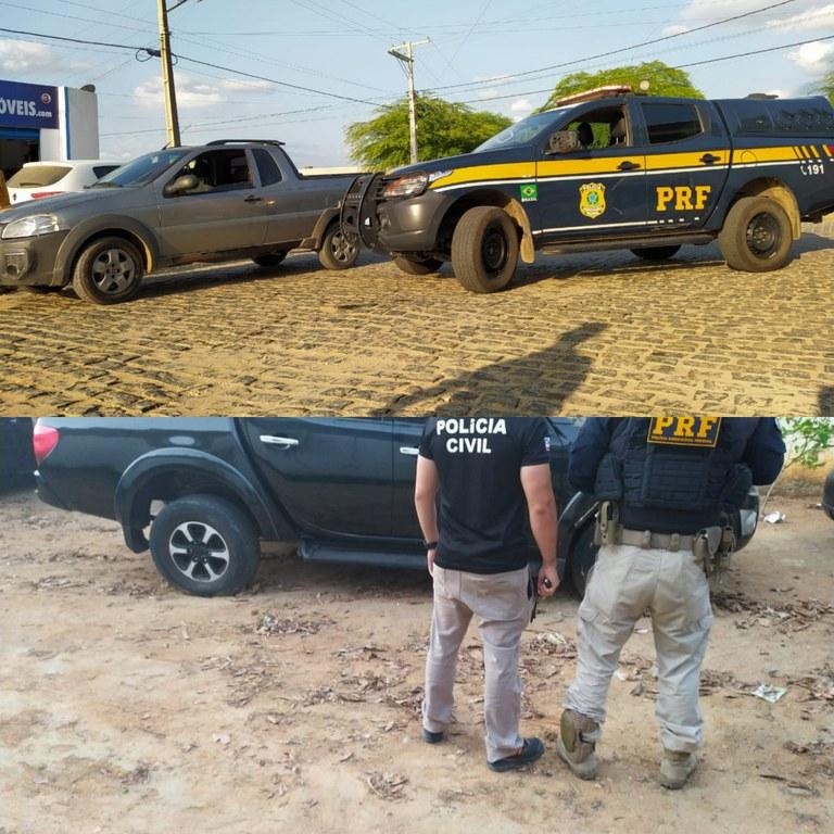 PRF identifica dois veículos com ocorrência de furto em Jaguaquara (BA)
