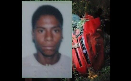 Homem morre e sobrinho fica ferido ao ser atingido por carro na BA-250 em Maracás