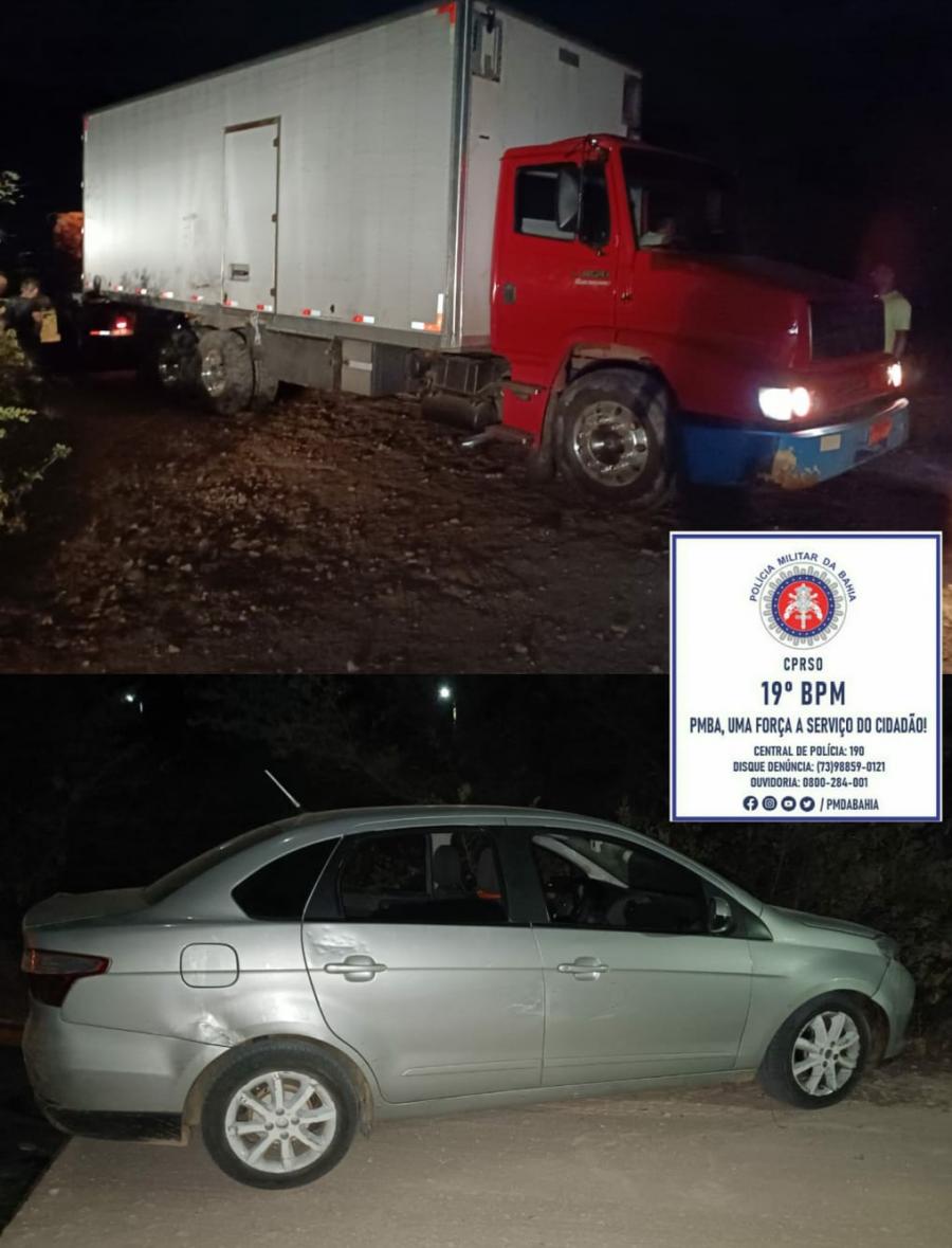 Jequié: Polícia recupera carro de caminhoneiro que foi amarrado por bandidos no Km 100 da BR-116