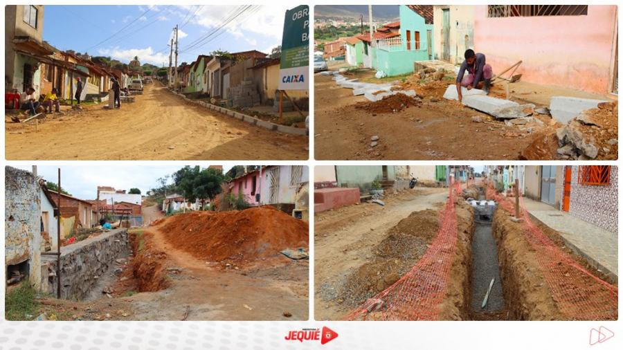 Prefeitura de Jequié amplia serviços de pavimentação e leva melhorias aos moradores da Rua da Igrejinha, na Pedreira