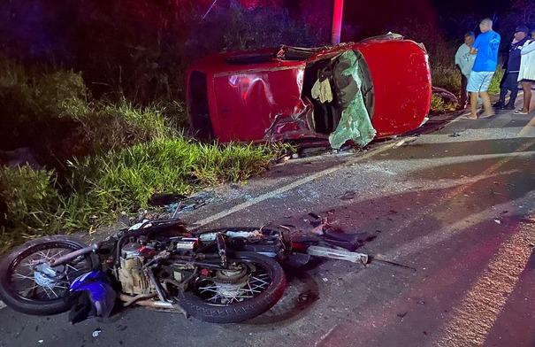 Três pessoas que seguiam para festa em Cravolândia morrem em acidente na BR- 420 em Jaguaquara