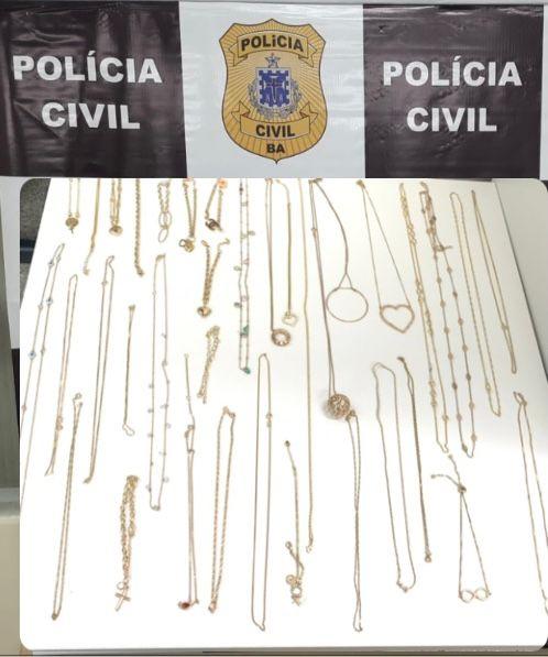 Polícia recupera semijóias avaliadas em 5 mil reais furtadas em loja de Maracás