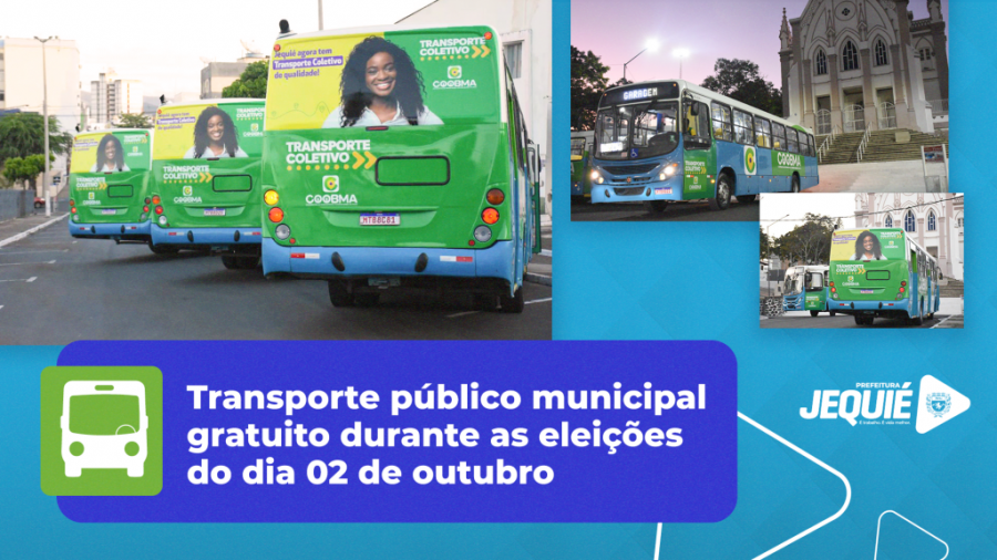 Prefeito de Jequié garante gratuidade no transporte público municipal no domingo de eleições