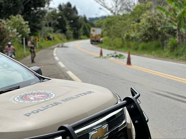 Ubatã: Homem morre atropelado por caminhão na BR-330, na região do Barreiro