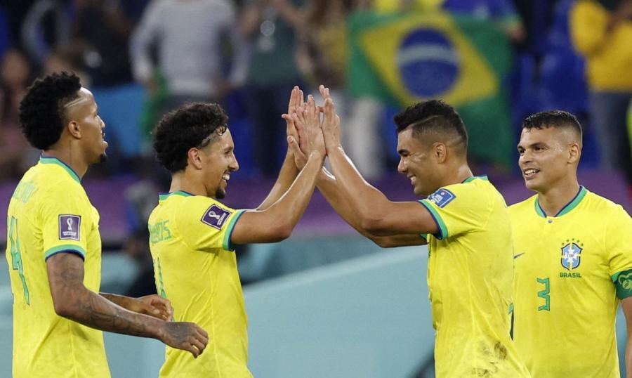 Casemiro faz golaço, e Brasil se classifica para fase do mata-mata da Copa do Mundo