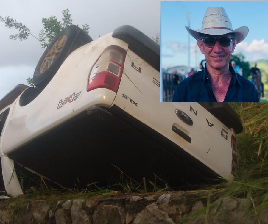 Empresário e produtor rural de Jitaúna Cloves Pereira morre em acidente na BR-116