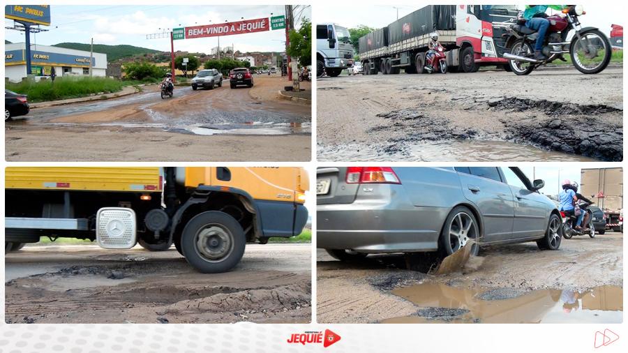 Prefeitura de Jequié prepara  ação contra Via Bahia e ANTT devido a buracos na BR-116