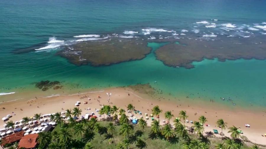 Turistas que vão curtir  praias do baixo sul baiano devem ficar atentos as melhores rotas