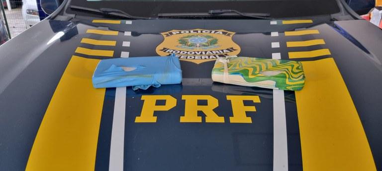 Mulher é flagrada pela PRF transportando droga avaliada em R$ 360.000,00 na BR-116