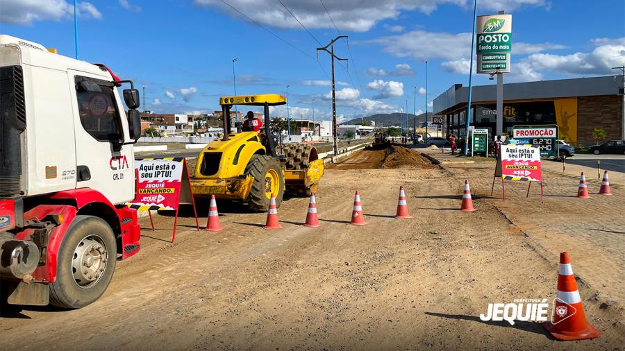 Prefeitura de Jequié inicia nova etapa de recuperação da pavimentação asfáltica da Avenida César Borges