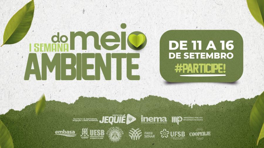 Jequié recebe 1ª Semana do Meio Ambiente; veja programação