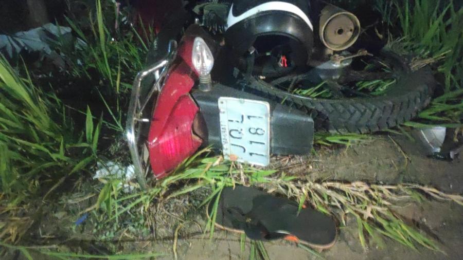 Acidente com moto deixa um morto e outro ferido, na BA-120, trecho de Gongogi