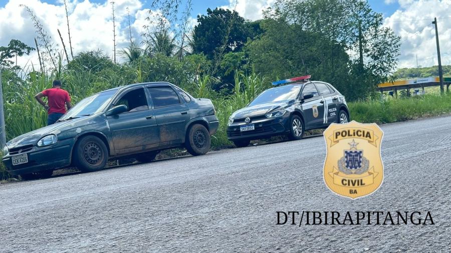 Polícia Civil da Bahia recupera veículo adulterado e apreende munições em Ibirapitanga