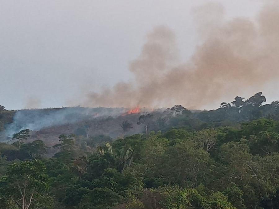 Incêndio florestal avança sobre zona rural de Jequié, causando destruição