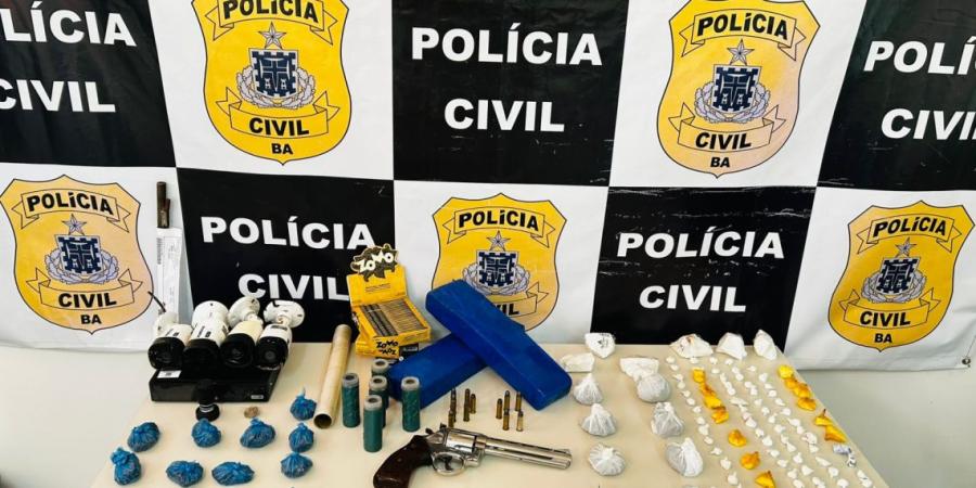 Operação Arcano da Polícia Civil da Bahia  resulta em grande apreensão de drogas e armas