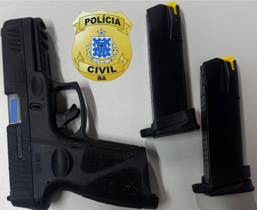 Polícia Civil apreende arma de fogo em operação em Maracás