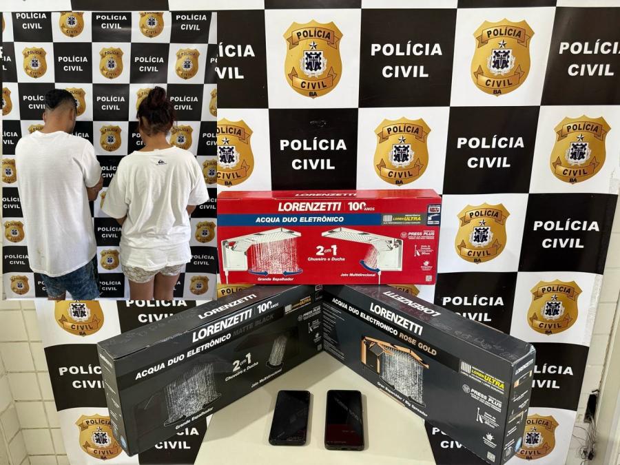 Estelionato eletrônico: casal é preso em Vitória da Conquista